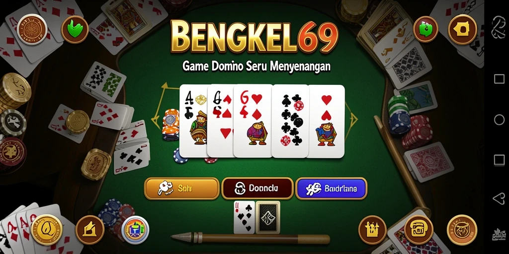 Tampilan gameplay BENGKEL69 yang seru dan menarik.