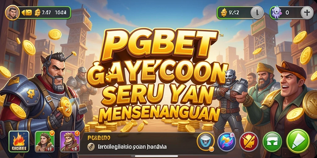 Screenshot utama PGBET menampilkan strategi gameplay Tycoon yang asyik.